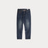 Vintage 11.5oz Washed Denim Jeans – Men’s Straight Fit Ethnic Design Pants with YKK Zipper